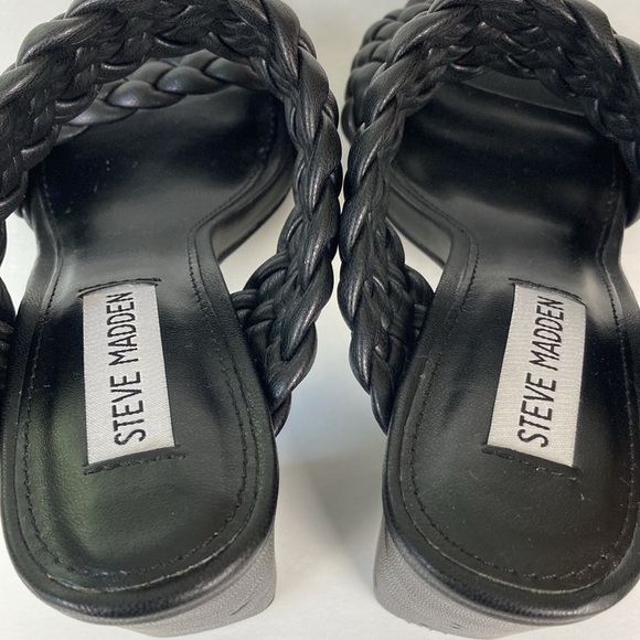 Steve Madden Tangle Braided Block Heel Sandal Size 8 - Picture 8 of 12